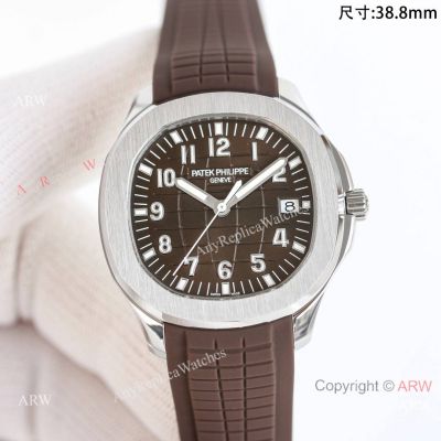 Swiss Patek Philippe Aquanaut GR new 38.8mm Chocolate Dial Copy Watch